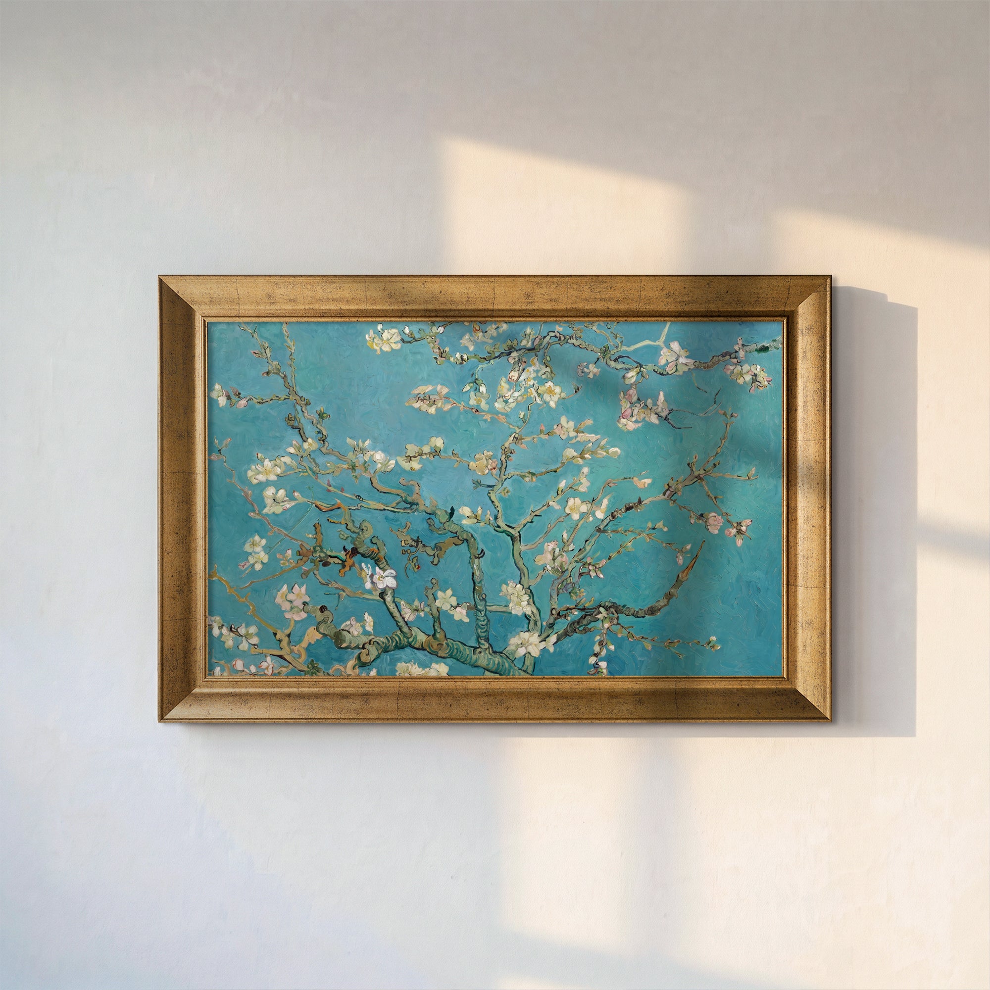 Vincent van Gogh – Çiçek Açan Badem Dalları (1890) | Çerçeveli Duvar Tablosu