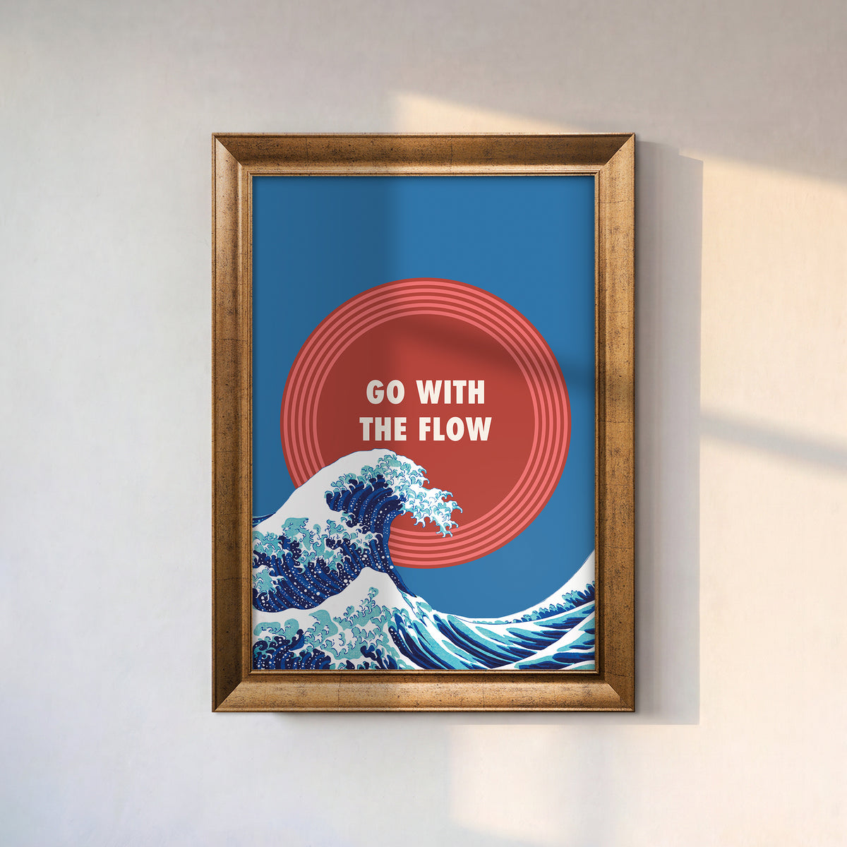 Go With The Flow Kanvas Tablo