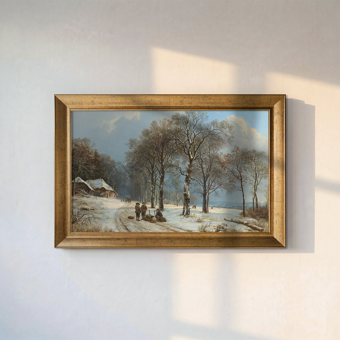 Winter Landscape (1835–1838) Kanvas Tablo
