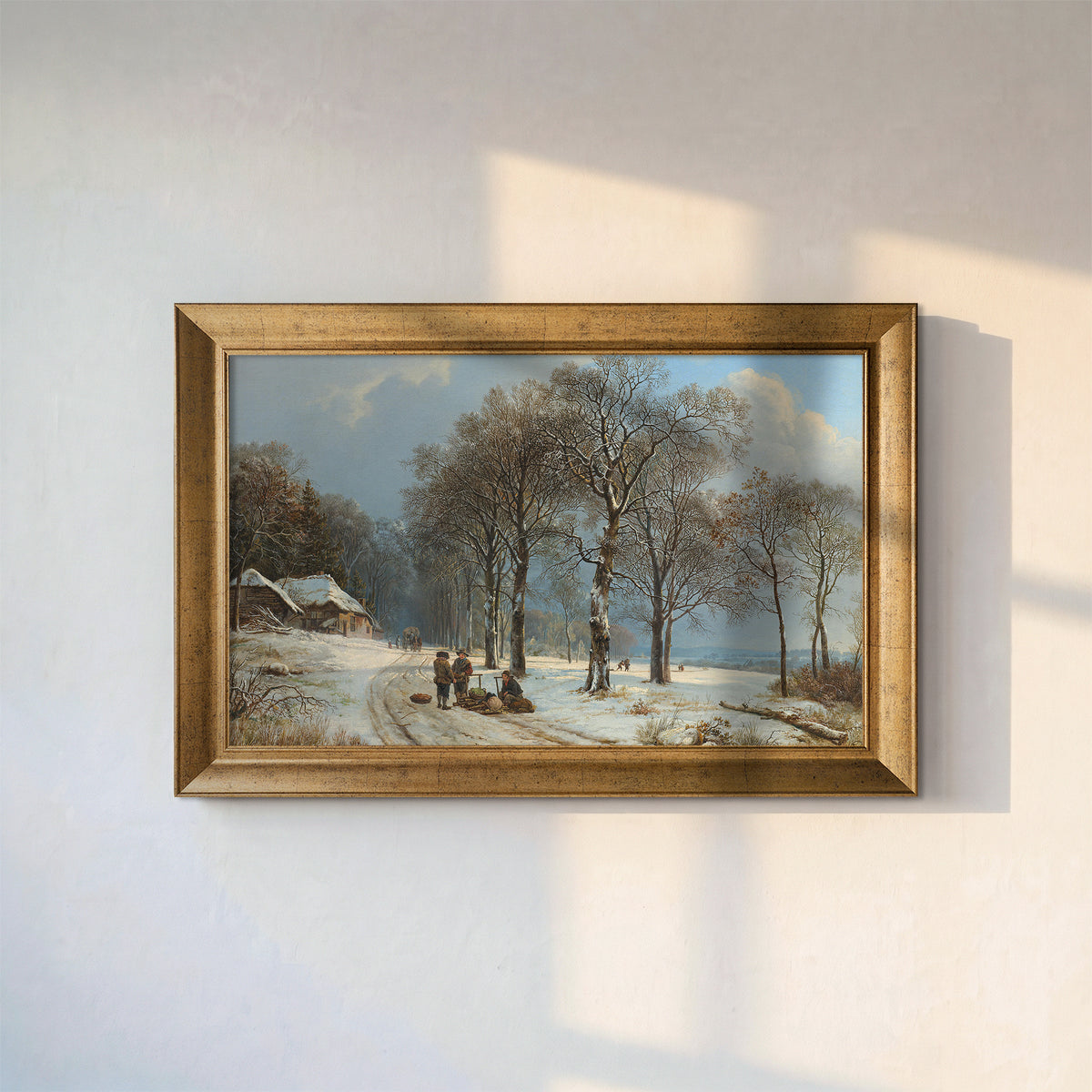 Winter Landscape (1835–1838) Kanvas Tablo