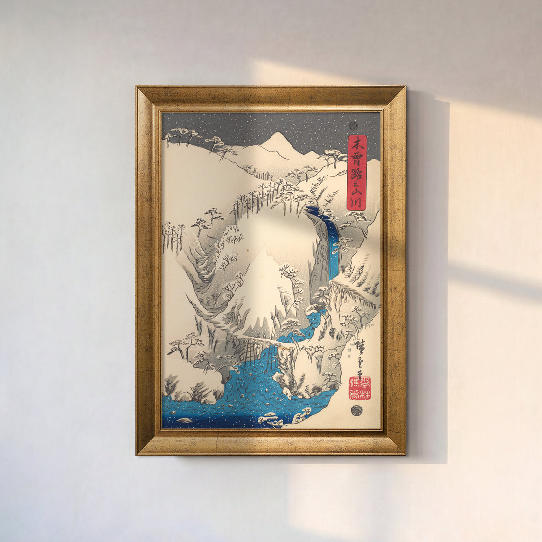Mountains and Rivers Along the Kisokaidō | Kanvas Tablo
