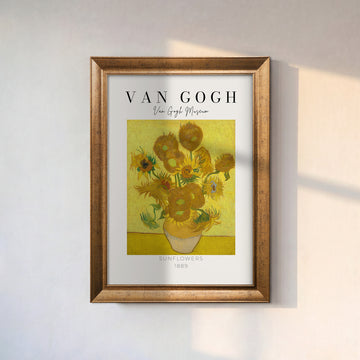 Vincent van Gogh – Ayçiçekleri (1889) | Çerçeveli Kanvas Tablo