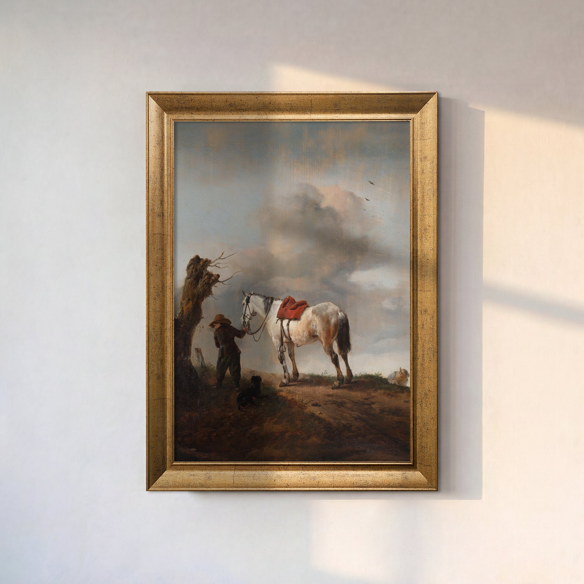 Gri At Tablosu (c.1646) | Philips Wouwerman Klasik At ve Binicilik Sanatı