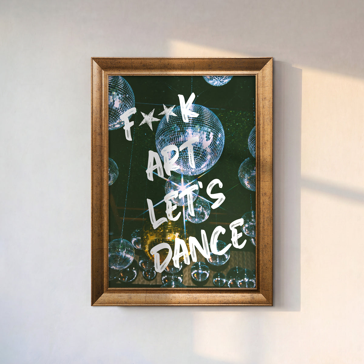 F**k Art, Let’s Dance Kanvas Tablo (Dikey)
