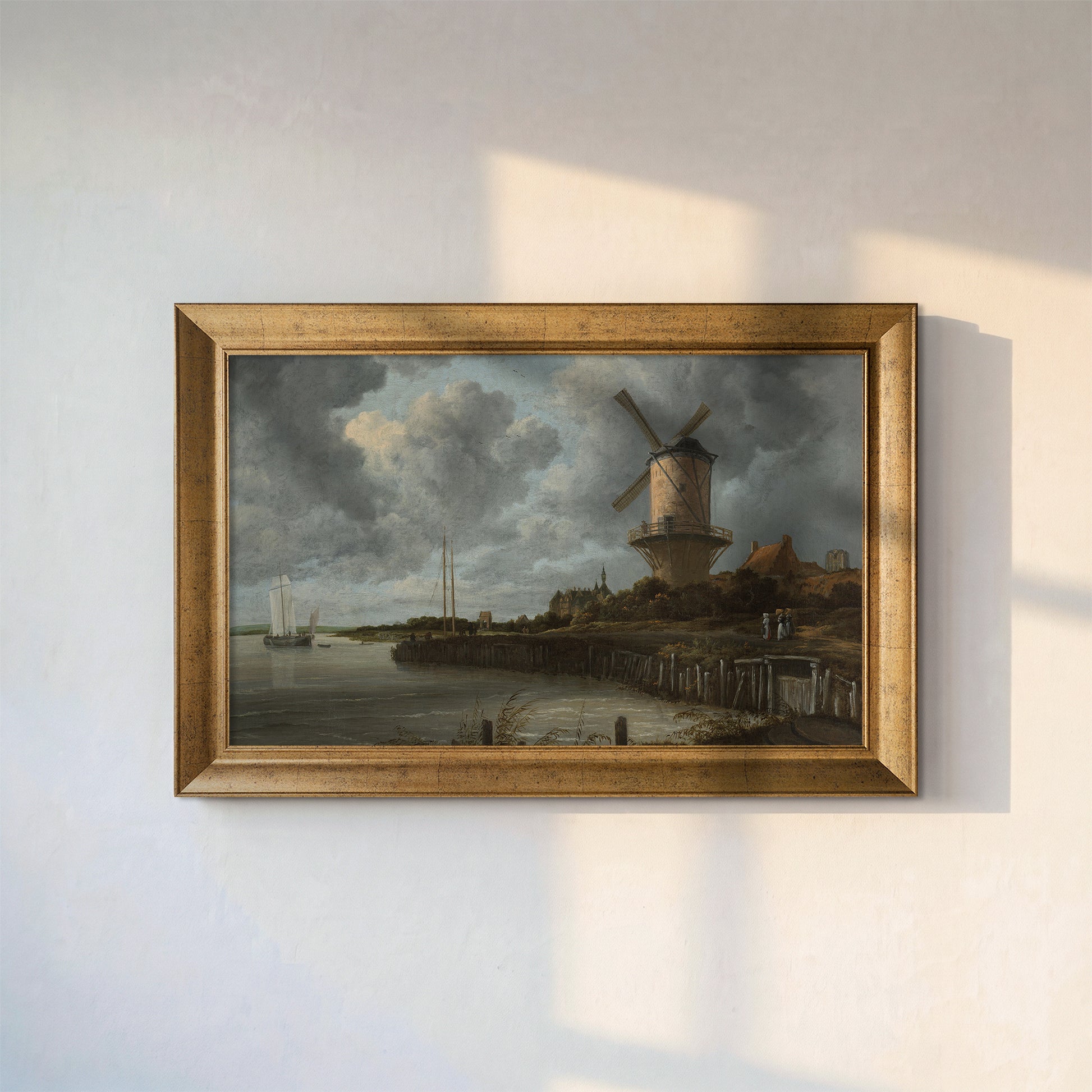 The Windmill at Wijk bij Duurstede Tablosu