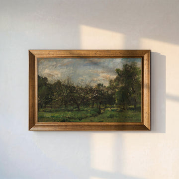 Charles-François Daubigny – Orchard (1865–1869) | Kanvas Tablo