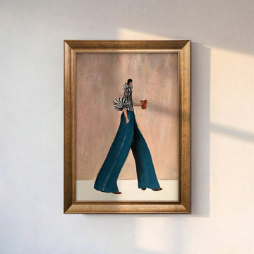 Şık Kadın Figürü – Modern Moda Kanvas Tablo