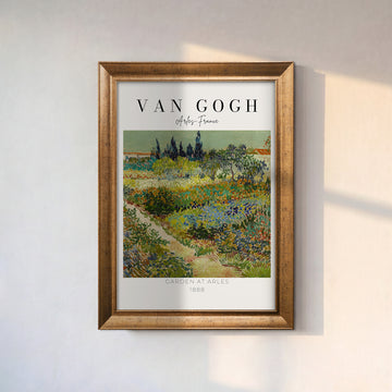 Vincent van Gogh – Arles Bahçesi (1888) | Çerçeveli Kanvas Tablo