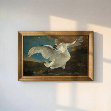Tehdit Altındaki Kuğu Tablosu (c.1650) | Jan Asselijn Klasik Duvar Sanatı