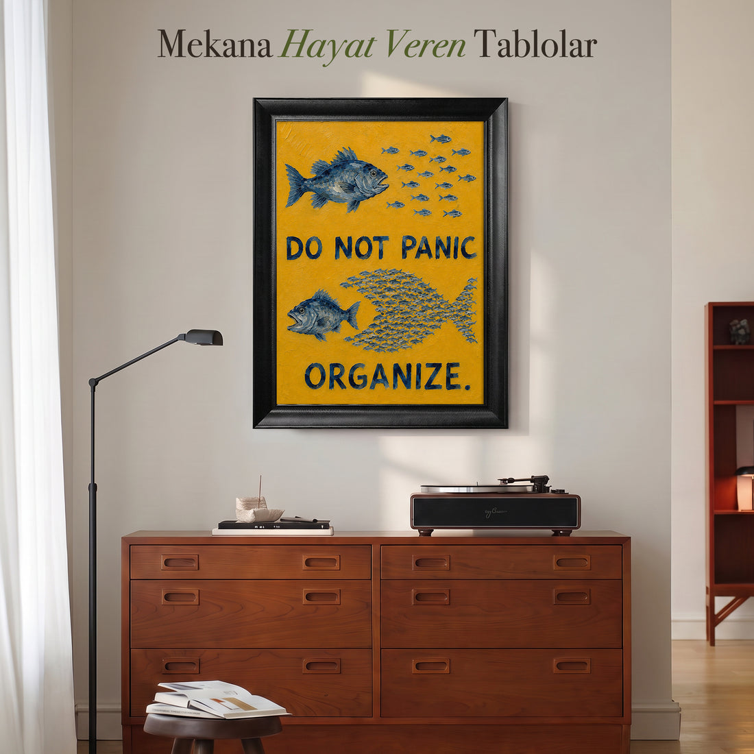 Do Not Panic Organize Kanvas Tablo