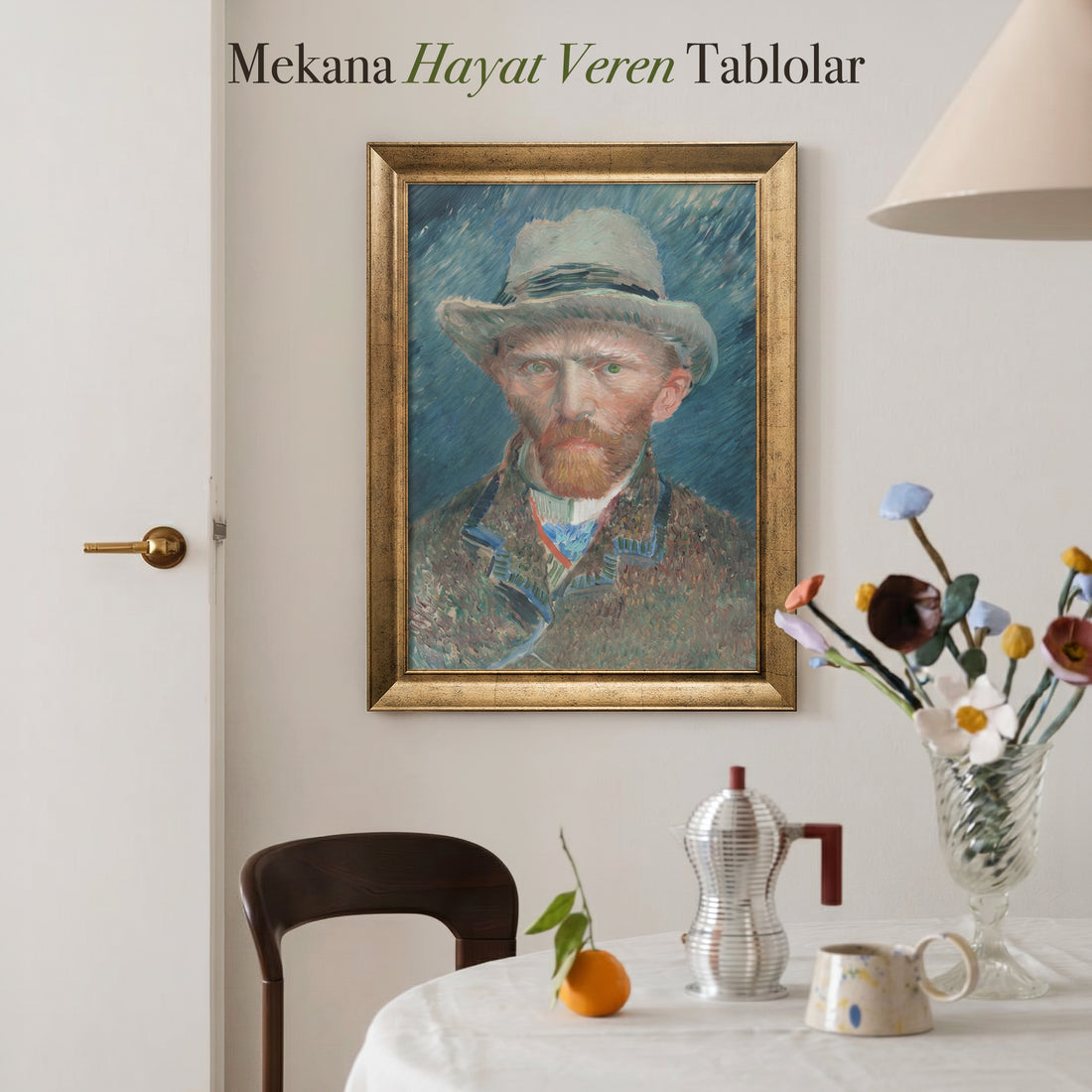Vincent van Gogh Otoportre Tablosu (1887) | Ünlü Ressam Portresi Duvar Dekoru