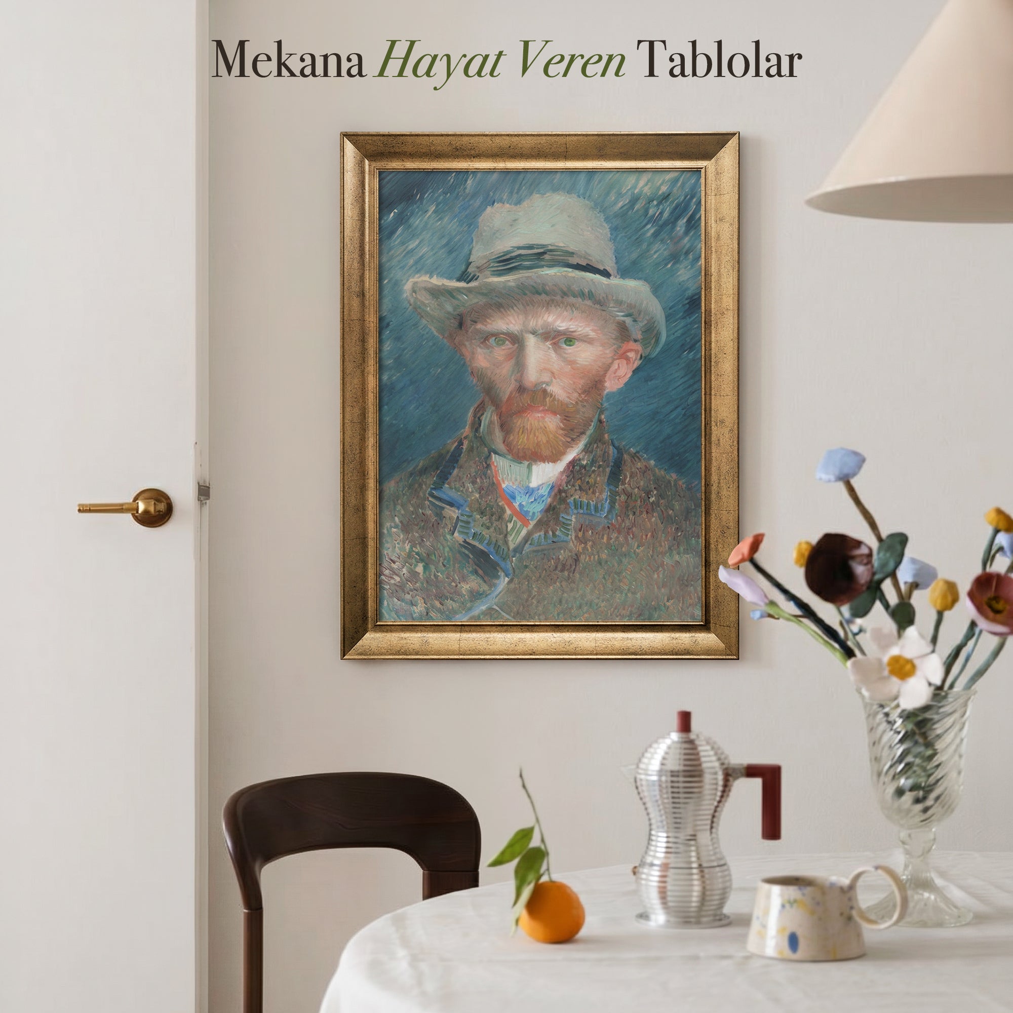 Vincent van Gogh Otoportre Tablosu (1887) | Ünlü Ressam Portresi Duvar Dekoru