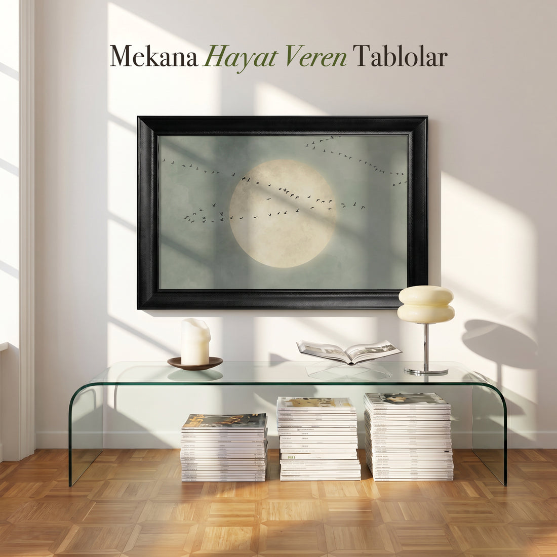 "Sessiz Göç" Kanvas Tablo