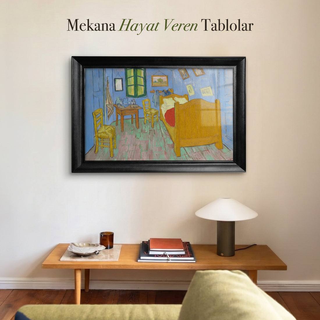 Vincent van Gogh – Yatak Odası (1888) | Çerçeveli Duvar Tablosu