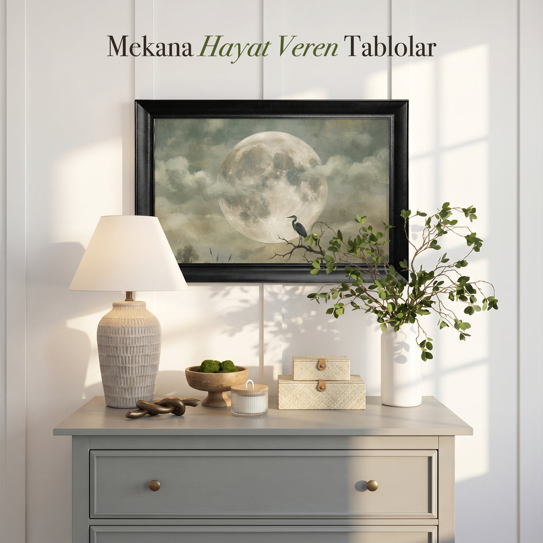 "Dingin Bekleyiş" Kanvas Tablo