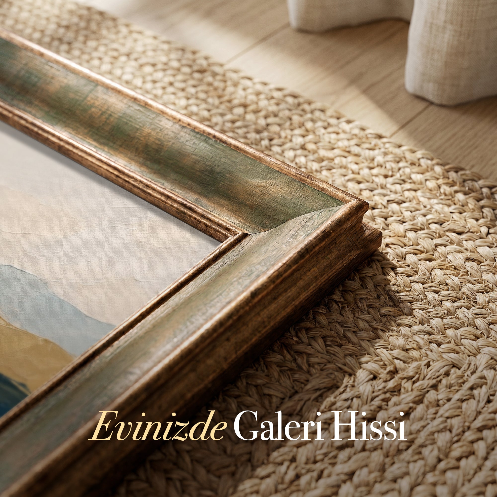 Pastel Kır Çiçekleri Kanvas Tablo – Manzara ve Botanik Modern Duvar Sanatı
