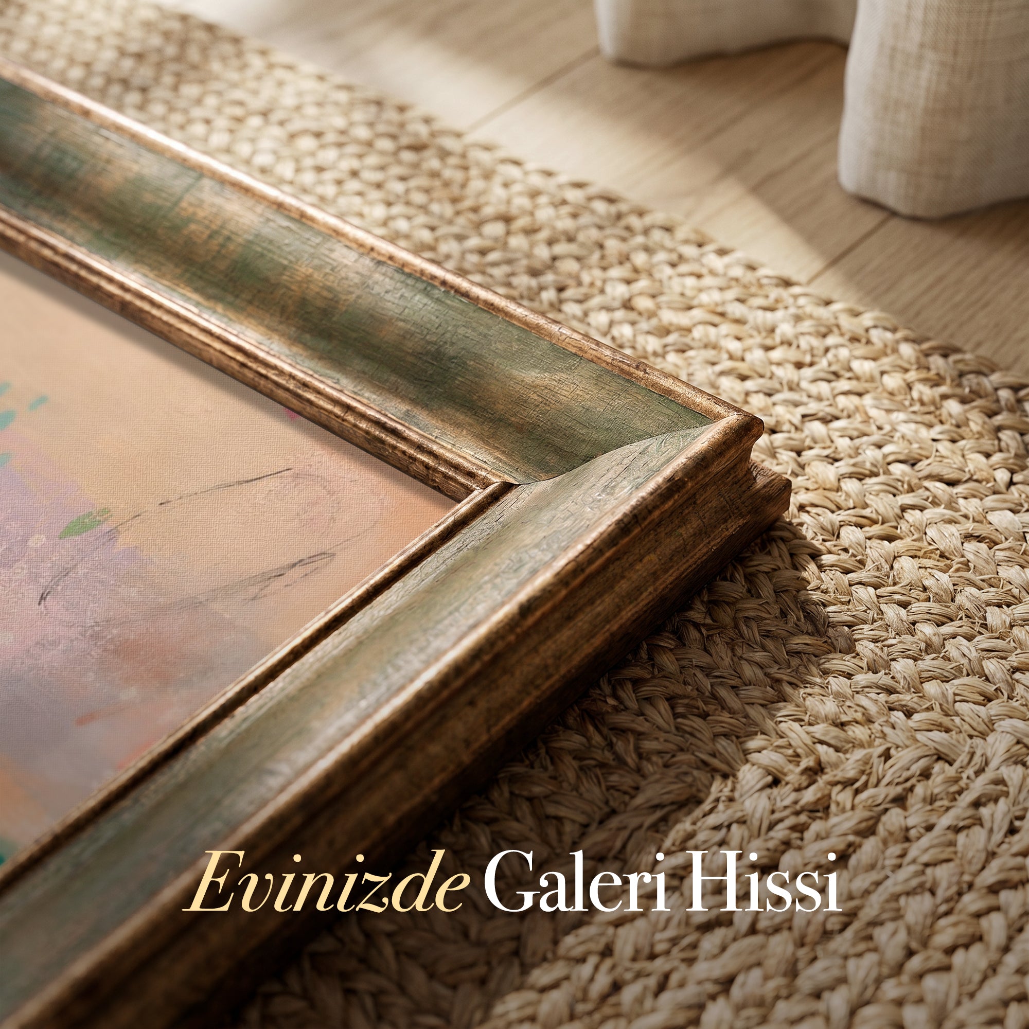 Pastel Soyut Kompozisyonlar İkili Kanvas Tablo Seti