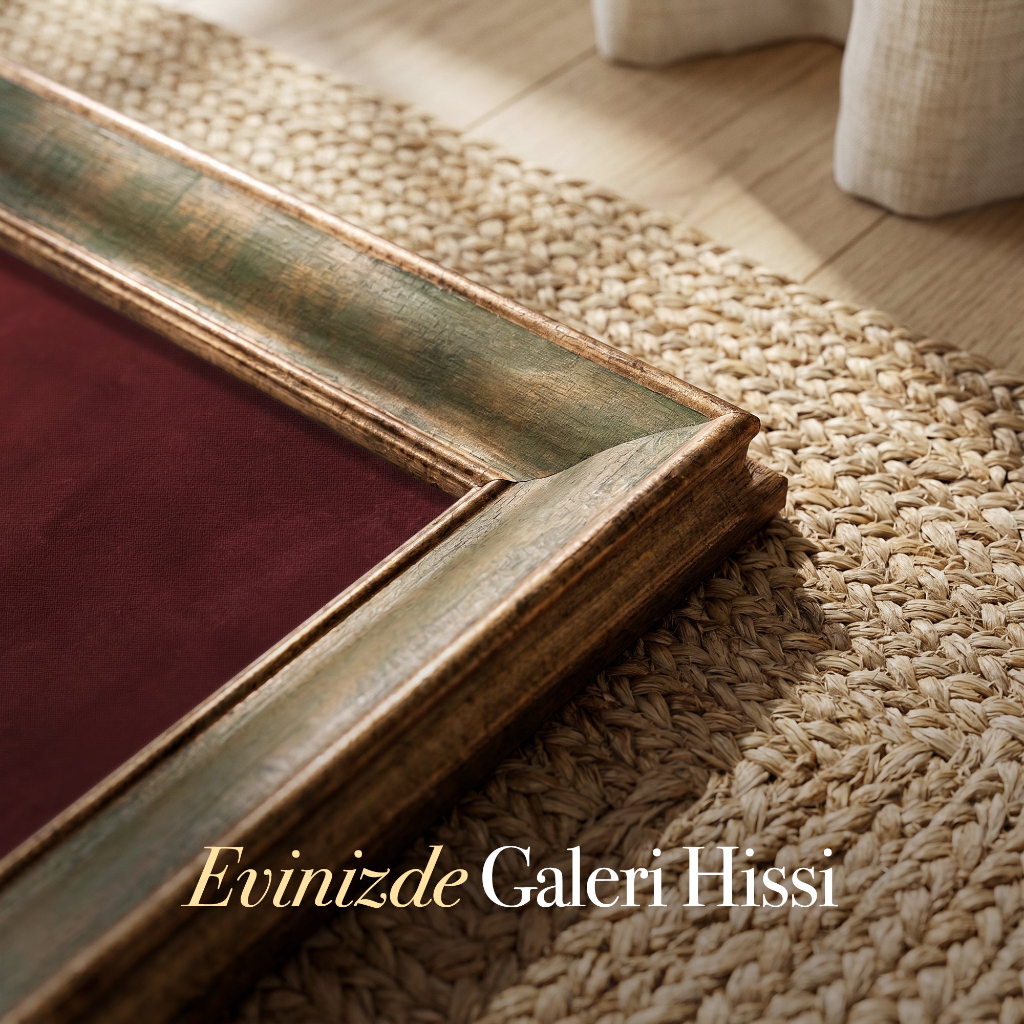 Bordo Zeminde Leopar Kanvas Tablo – Minimal Safari Dekoratif Duvar Tablosu
