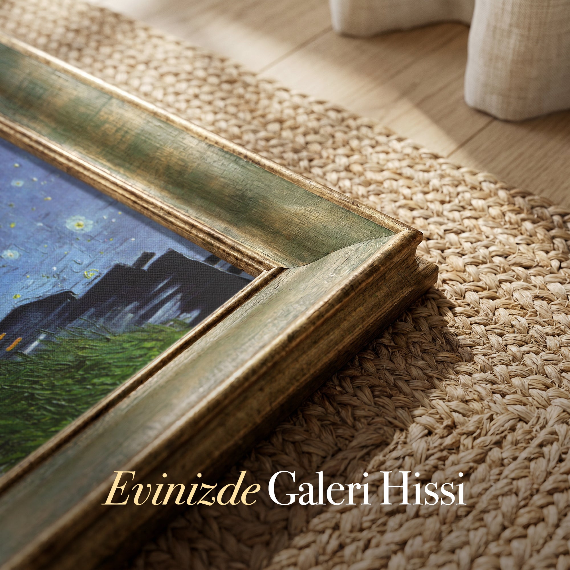Vincent van Gogh – Gece Kafe Terası (1888) | Çerçeveli Duvar Tablosu