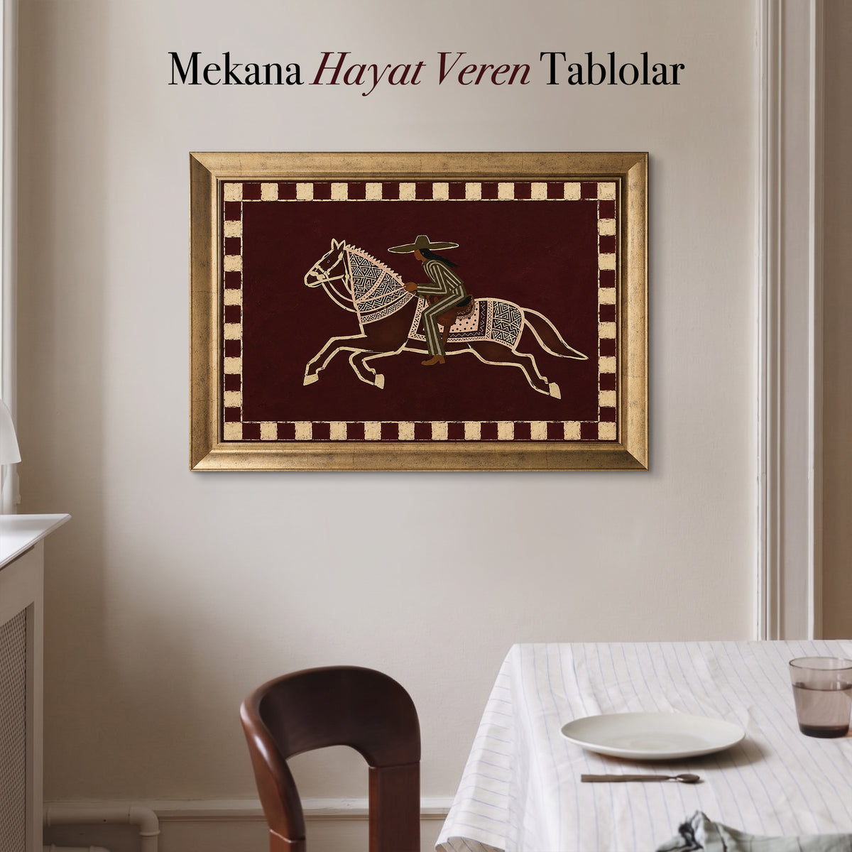 Bohem Binici Kanvas Tablo