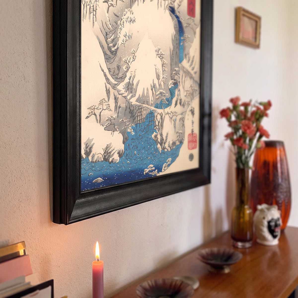 Utagawa Hiroshige – Mountains and Rivers Along the Kisokaidō | Kanvas Tablo