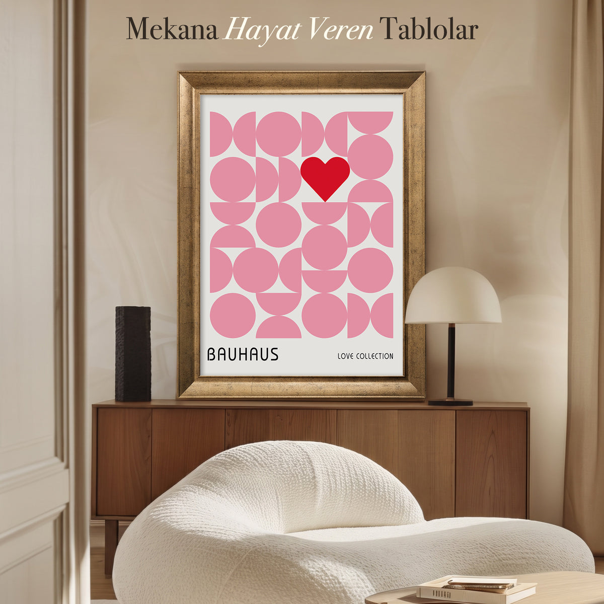 Bauhaus Love Collection Kanvas Tablo
