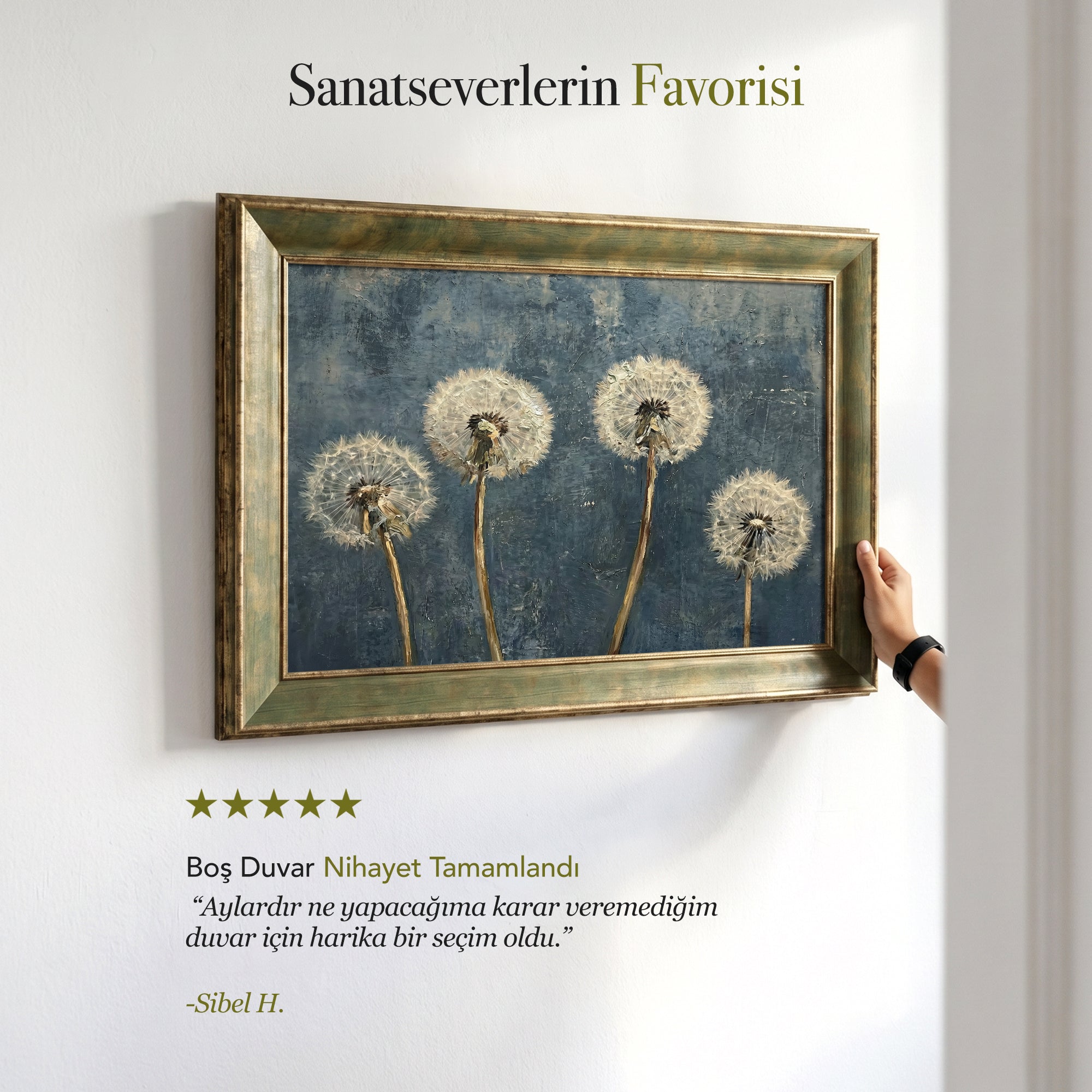 "Dandelion" Kanvas Tablo