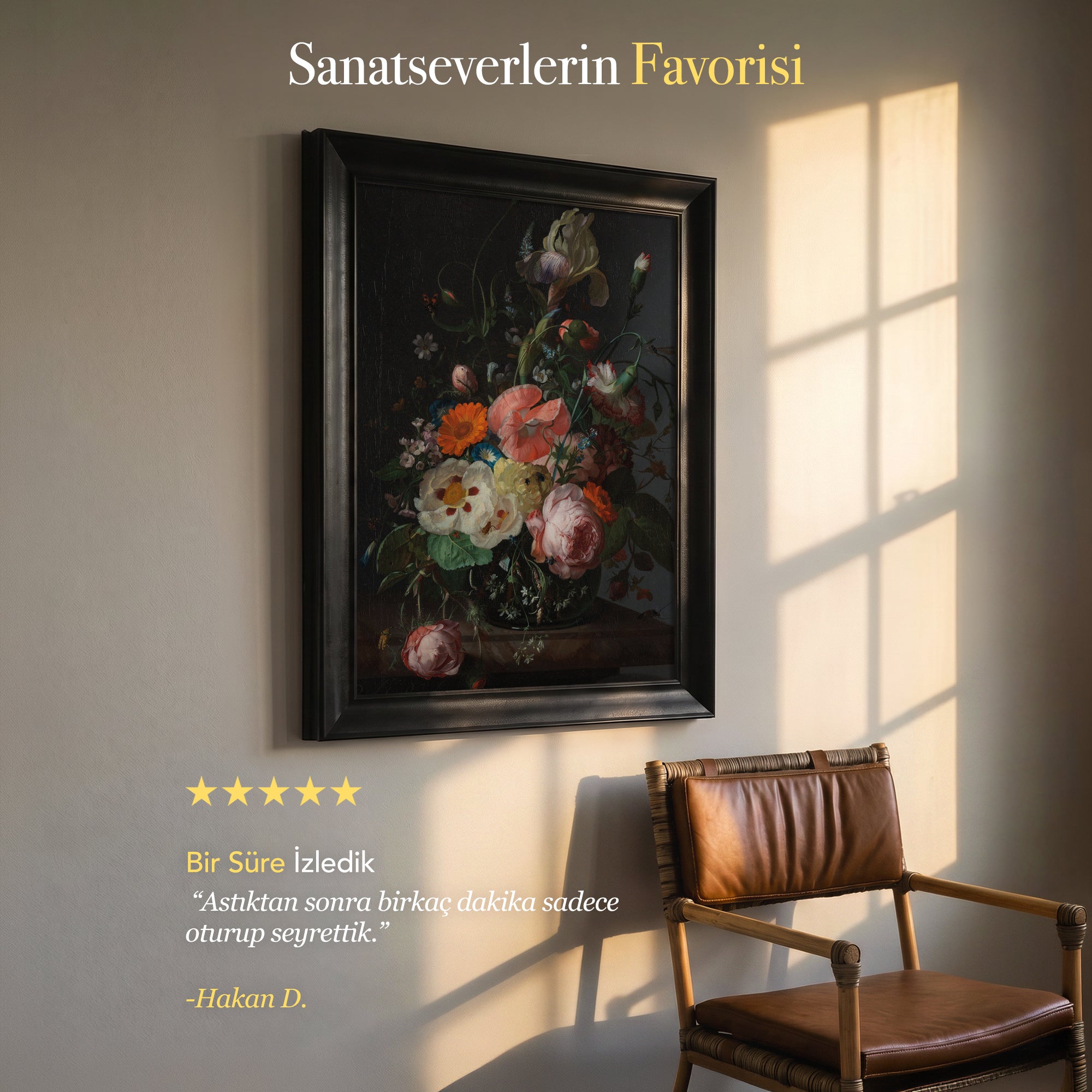 Rachel Ruysch – Still Life with Flowers on a Marble Tabletop (1716) | Kanvas Tablo