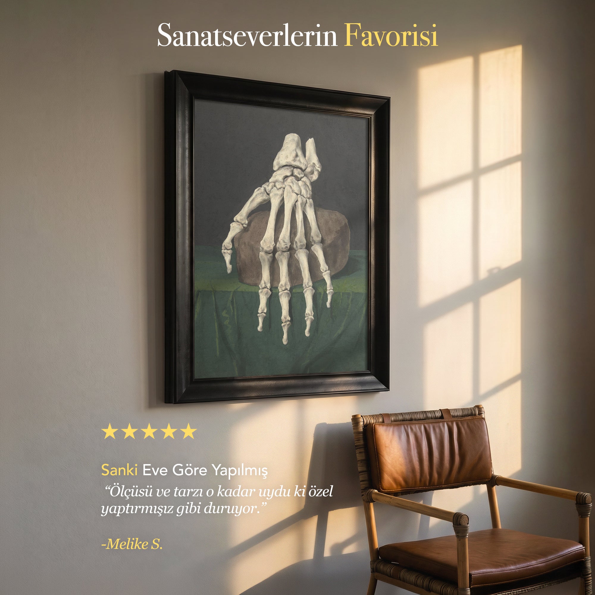 El İskeleti Çizimi | Jan l’Admiral Anatomik Sanat Eseri Duvar Dekoru