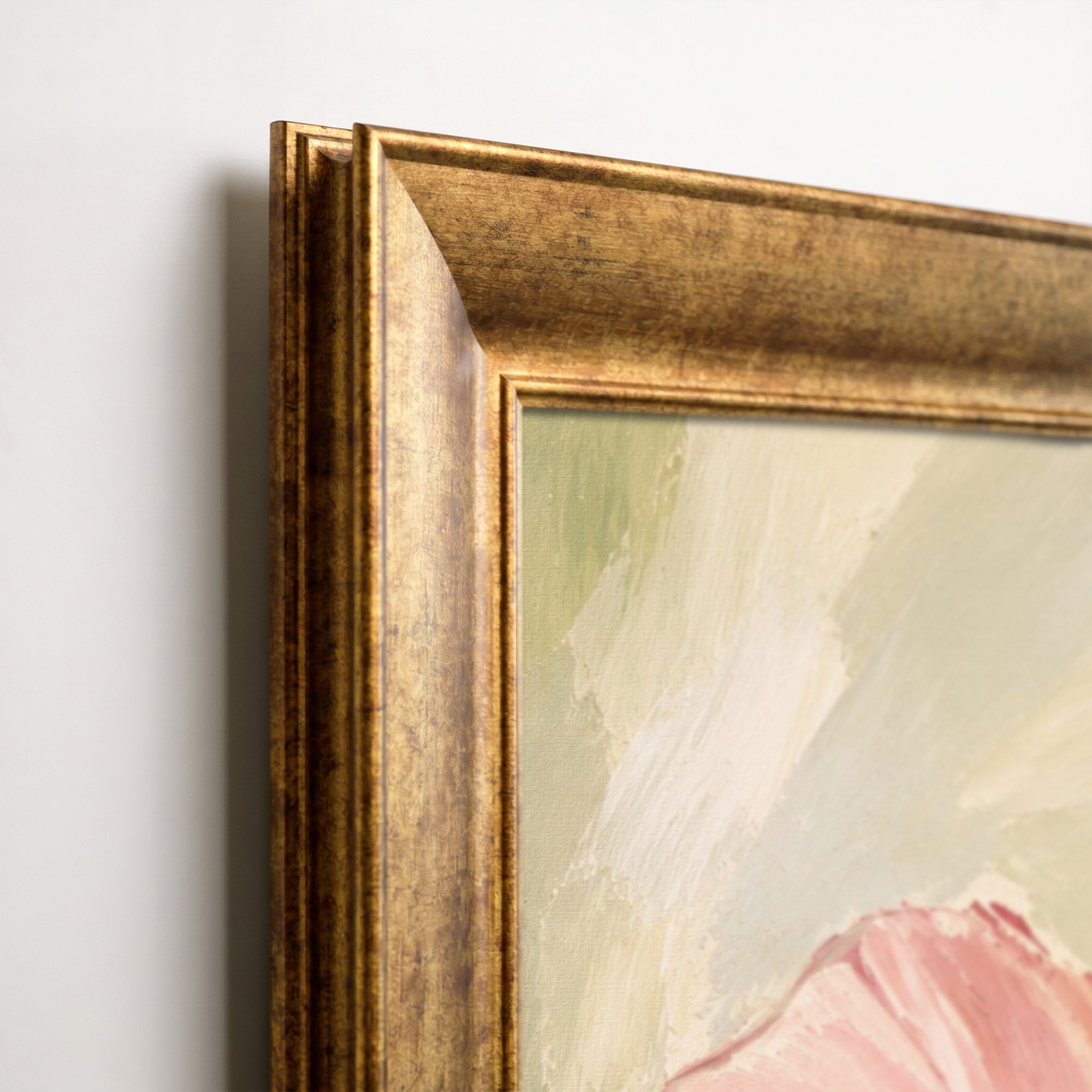 Pastel Çiçek İkili Kanvas Tablo Seti – Modern Floral Dekoratif Duvar Tablosu