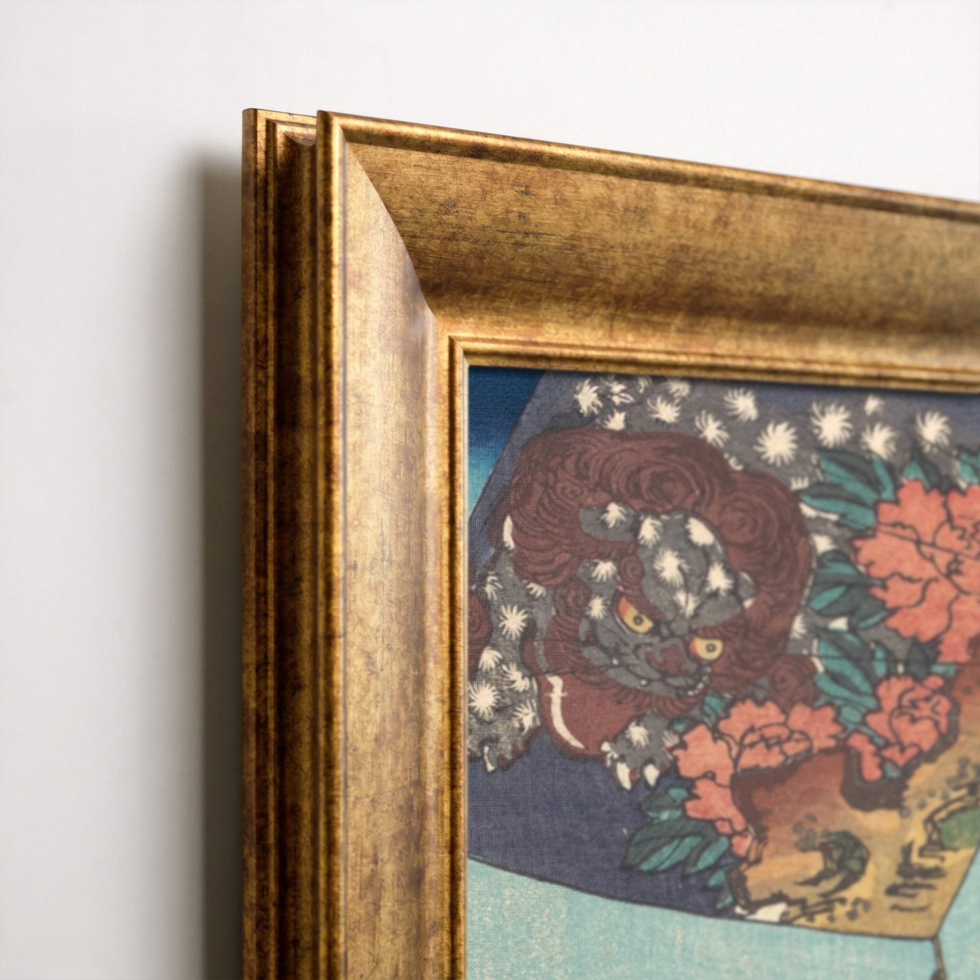 Japon Uçurtma Manzarası Poster – Vintage Uzak Doğu Dekoratif Duvar Posteri