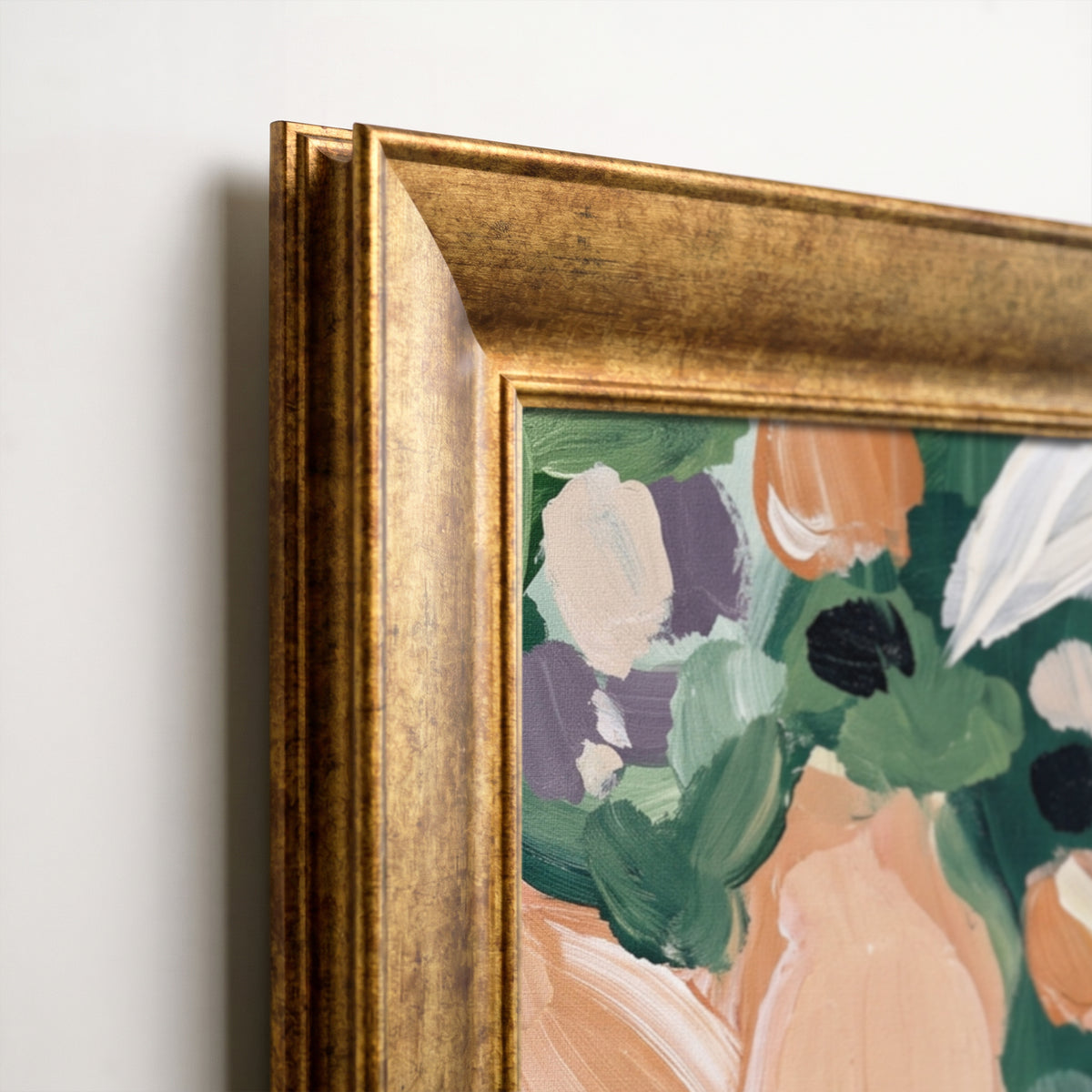 Soyut Çiçek Bahçesi Kanvas Tablo – Pastel Floral Modern Dekoratif Tablo