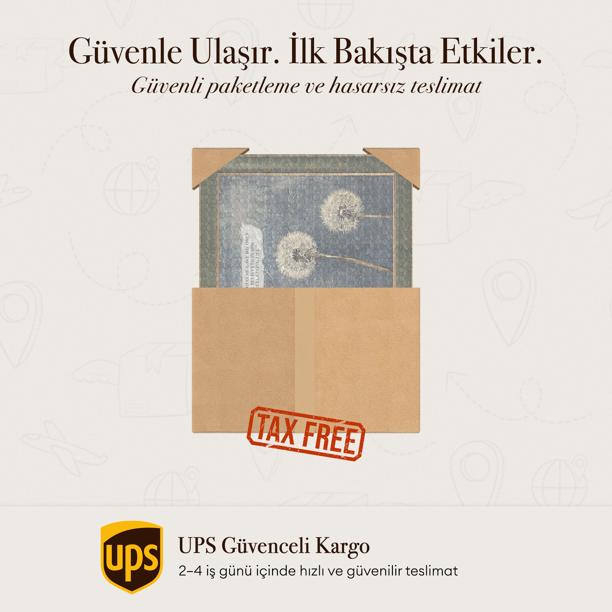 Koyu Zemin Çiçek Buketi Poster – Vintage Floral Dekoratif Duvar Posteri
